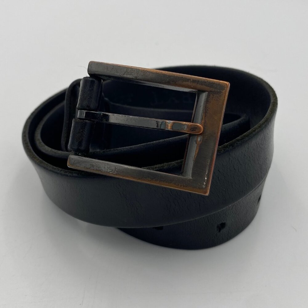 Next Black Leather Dress Belt Mens Size Medium (32-36) 1" Wide Work